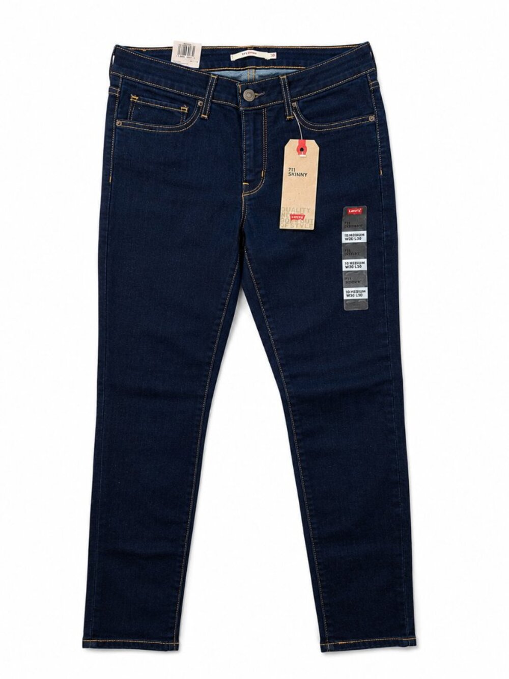 Levi's 711 Mid Rise Skinny Jeans NWT Women's Size 10 Medium W30 L30